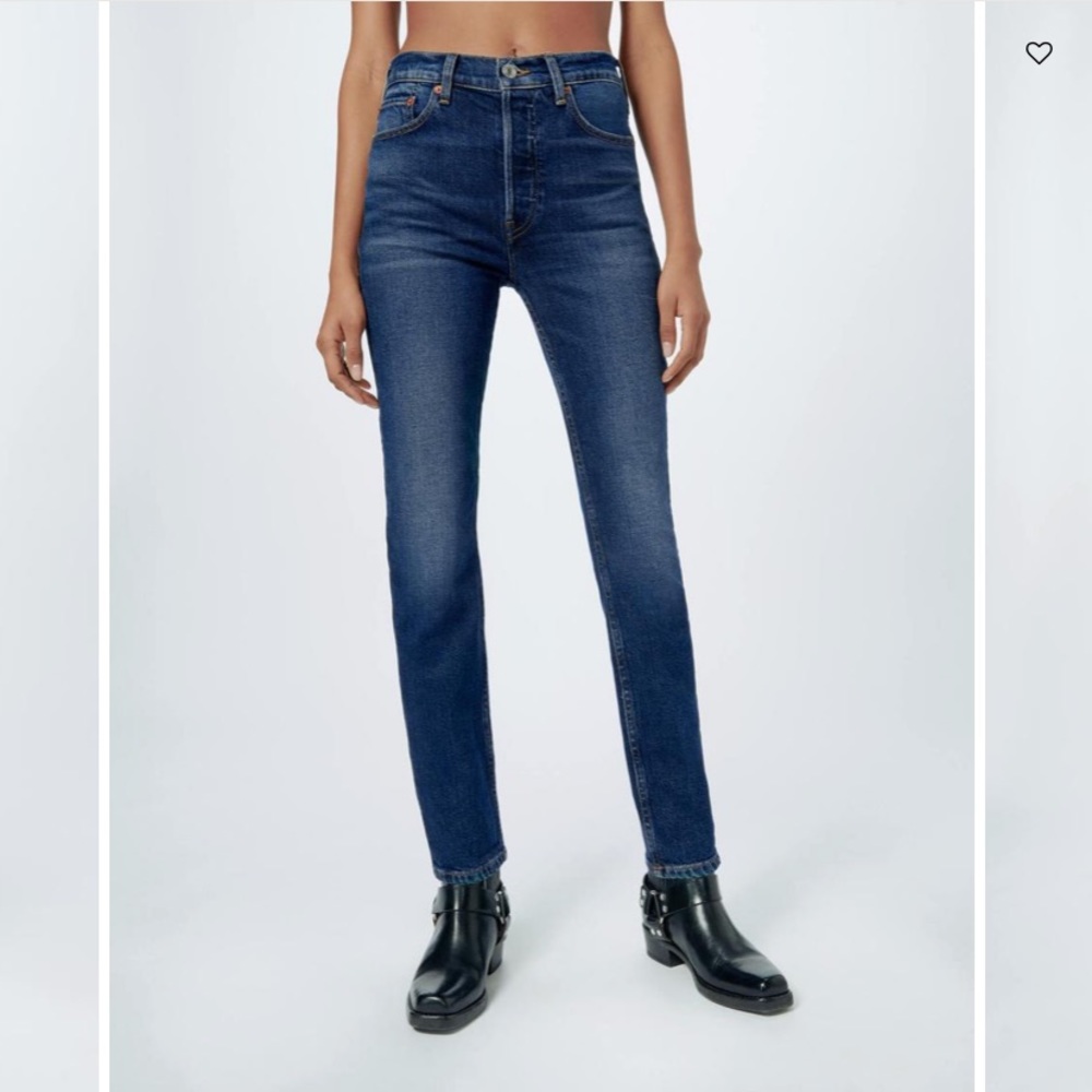 Re/done High Waist Skinny Jeans